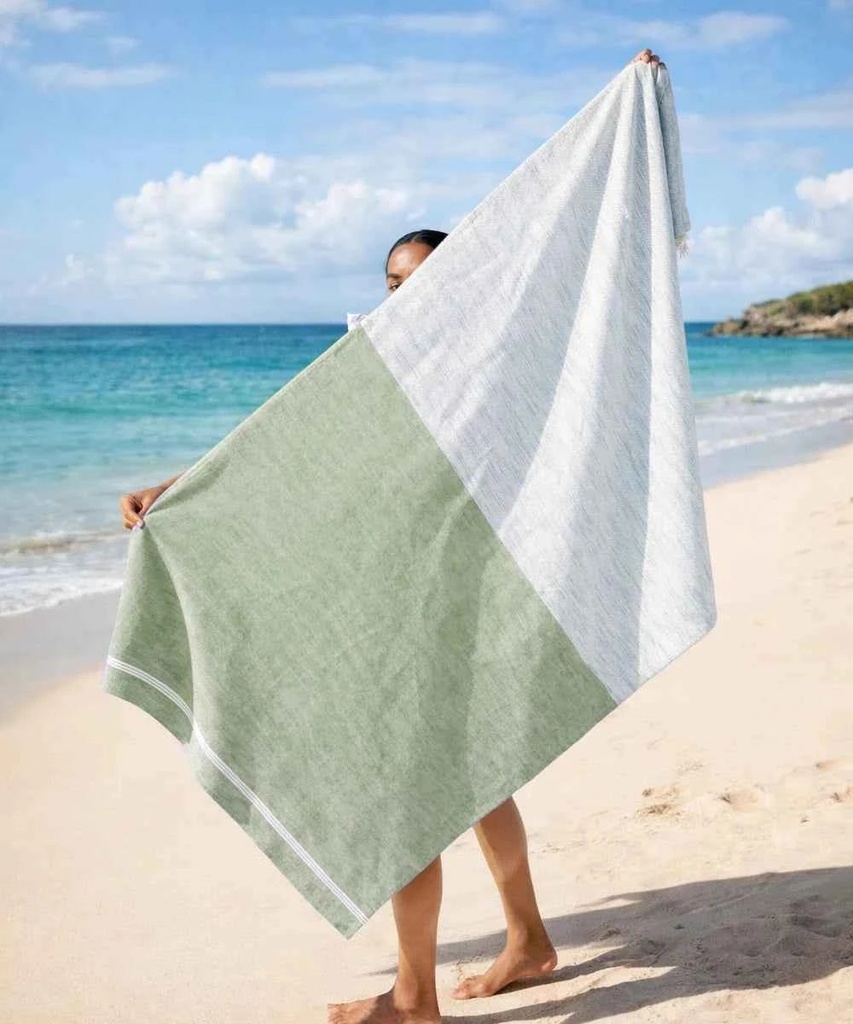 green Towel