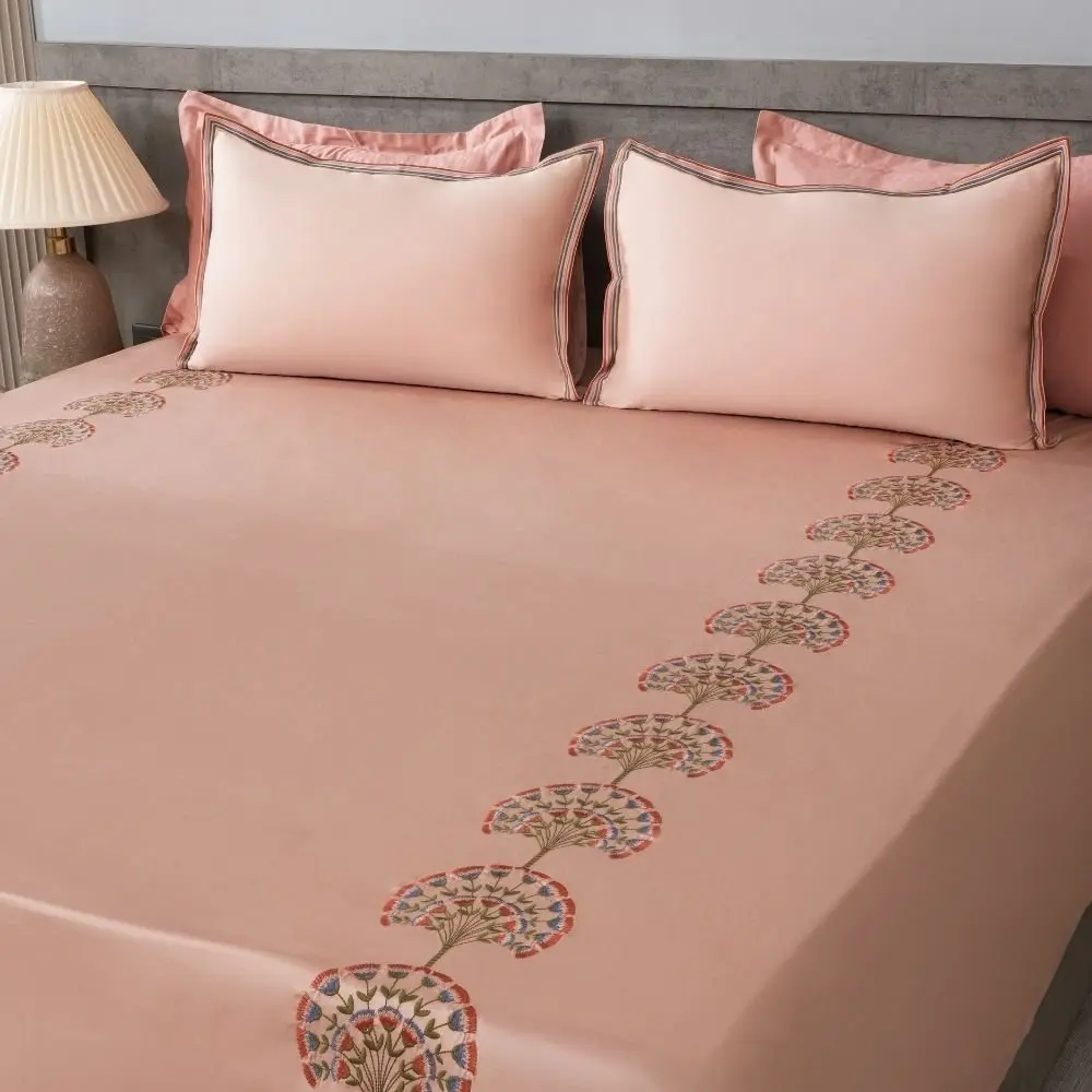 Pink Blossoms embroidery